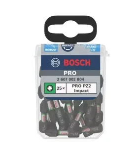 BOSCH 2607002804 / Sada skrutkovacích bitov PRO Impact PZ2 25 mm (25 ks) (2607002804)
