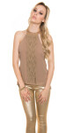 Sexy Koucla neckholder top with chains fringes