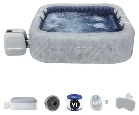 Lay-Z-Spa San Francisco / Vírivka / 230 × 230 × 71 cm / 1180 l / pre 7 osôb (6001Q)