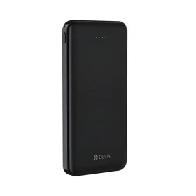 Devia Kintone 10000 mAh čierna / Powerbanka / 10000 mAh (6938595354625)