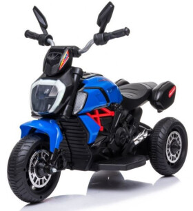 Mamido Detská elektrická motorka Fast Tourist modrá