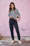 Taro Trudy 3219 l/r S-XL Z24/25 dámske pyžamo tmavě modré pruhy M