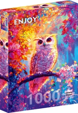 ENJOY Puzzle Rozkvitnutá sova