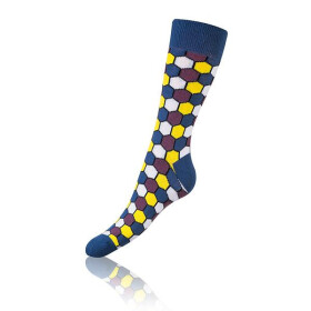 Darčeková krabica zábavných bláznivých ponožiek 4 páry CRAZY SOCKS BOX - BELLINDA - modrá 39 - 42
