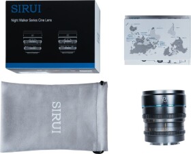 Sirui Sirui Cine Lens Nightwalker S35 75mm T1.2 L-Mount Black