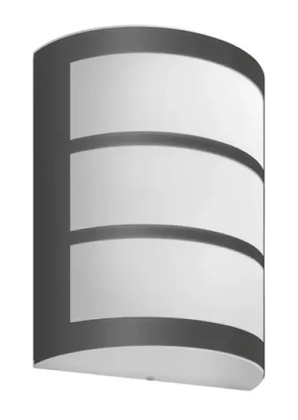 Philips Python 6W antracit / LED vonkajšie nástenné svietidlo / 500lm / 4000K / IP44 (SKL000396635)