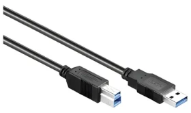 Good Connections USB 3.0 AB čierna / Kábel / USB-A - USB-B / 5 m / USB 3.2 Gen 1 (2710-S05)