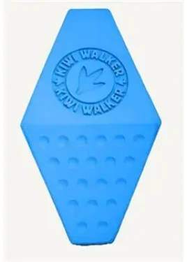 KIWI WALKER Gumová hračka Octaball Mini modrá / Otvor na maškrty / 11 cm (RUB-845)