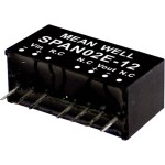 MEAN WELL SPAN02E-12 DC / DC menič napätia, modul 167 mA 2 W Počet výstupov: 1 x; SPAN02E-12