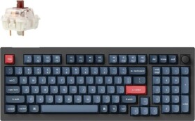 Keychron Keychron V5 MAX 96% Knob Wireless Tri-Mode QMK/VIA Gateron Jupiter Brown Switch Carbon Black