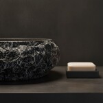 REA - Umývadlo na dosku Mika Gabro Black REA-U0634