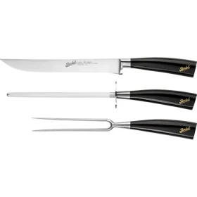 Berkel Elegance Sada nožov na pečenie čierna / 3 ks (KEP3RS00SRBGB)
