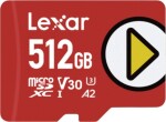 Lexar PLAY MicroSDXC Class 10 A2 (LMSPLAY512G-BNNNG)