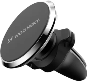 Wozinsky WUMKO čierna / Magnetický držiak telefónu do auta / do ventilácie (5907769308864)