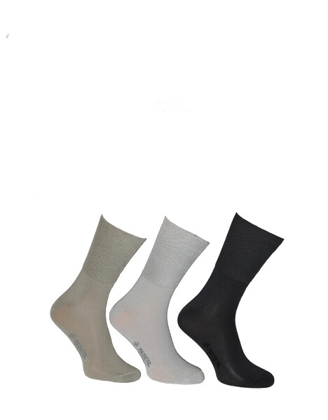Pánske ponožky Terjax Bamboo line netlačící Art.015 popelavý 45-47