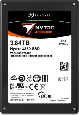 Seagate Seagate Nytro 3350 XS3840SE70065 3840 GB 2,5" 63,5mm 0,99 DWPD SED SSD SAS