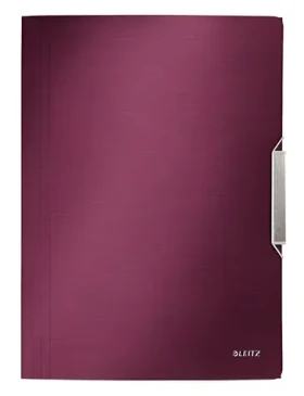 Leitz Style granátovo červená / Dosky na dokumenty / PP fólie / až 150 listov A4 (39770028)