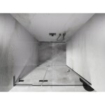 MEXEN/S - Lunar L sprchové dvere krídlové ľavé 125, transparent, chróm 834L-125-000-01-00-L