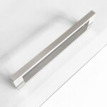 REA/S - Sprchovací kút City 80x100 Nickel Brush So sprchovou vaničkou Savoy KPL-E0059