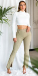 Sexy Must Have Highwaist Pants with cut navy L/XL