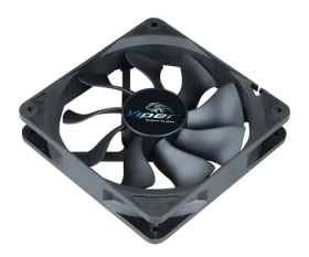 Akasa Viper S-Flow čierna / Ventilátor / 120 mm / 4-pin PWM / 600-1900 RPM / 6,9-23,8 dBA / HDB (AK-FN065)