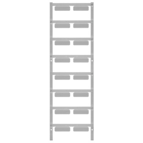 Weidmüller 1079470000 SM 27/8 MC NE GR značenie prístrojov Druh montáže: nalepenie Potlačiteľná plocha: 8 x 27 mm sivá Počet markerov: 80 80 ks; 1079470000