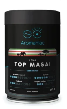 Keňa Top Masai zrnková / Káva / Dóza / 250 g