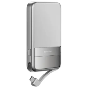 EcoFLow Rapid Magnetic Power Bank 5000mAh strieborná / Powerbanka / 30W / Qi2 / USB-C / Li-Co (1ECORAP5000)