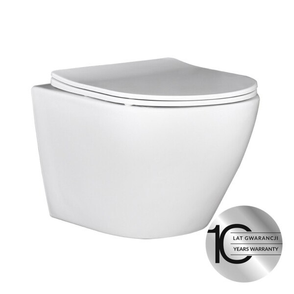 Laveo - Desna - WC misa bez okraja vrátane sedátka VMD_600S