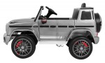 Mamido Elektrické autíčko Mercedes G63 AMG MAXI lakované strieborné