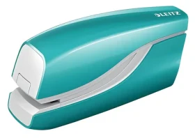 Leitz NeXXt Wow 5566 ľadovo modrá / Elektrická zošívačka / 1 mm / 10 listov / drôtiky E1 (55661051)