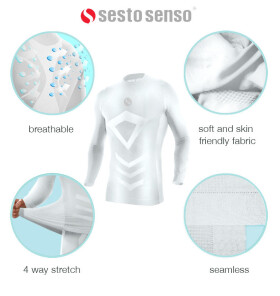 Sesto Senso Thermo Top Short CL39 White