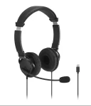 Kensington Classic EQ USB-C / Slúchadlá s mikrofónom / ovládanie hlasitosti / kábel 2 m (K97464WW)