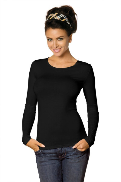 Dámske tričko Manati long black - BABELL černá M