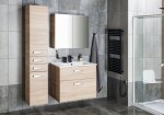 AQUALINE - ZUNO 85 keramické umývadlo nábytkové 85x45cm, biela 9085