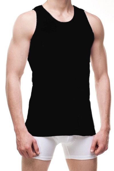 Pánsky nátelník 213 Authentic black - CORNETTE černá 3XL