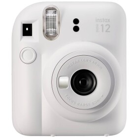 Fujifilm instax mini 12 Clay White instantný fotoaparát Kaolínová biela; 16806121