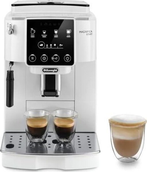 DeLonghi ECAM 220.20W Magnifica biela / automatický kávovar / 1450 W / 1.8 l / 250 g / 15 bar / napeňovač mlieka (8004399025387)