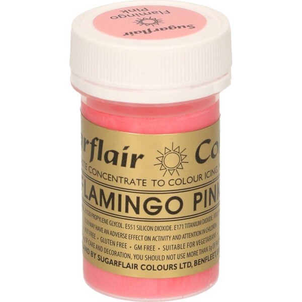 Gélová farba sugarflair flamingo pink 25g - Sugarflair - Sugarflair