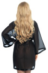 Dámsky sexy župan Palmira Black - Irall L černá