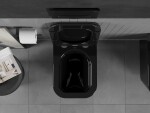 MEXEN - Teo Závesná WC misa vrátane sedátka s slow-slim, Duroplastu, čierna 30854070