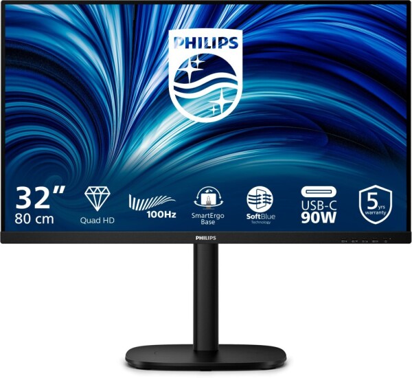 Philips Philips 80,0cm (31,5") 32B2U3601 16:09 HDMI+DP+USB-C black