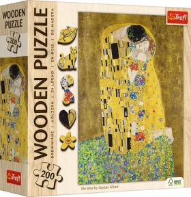 Trefl Drevené puzzle Art - Puzzle - Gustav Klimt: Bozk