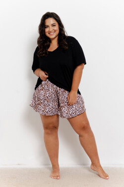 3360 DÁMSKE PYŽAMO ESTI 2XL-3XL černá 3xl