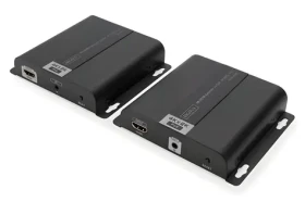 Digitus DS-55124 / Predlžovač signálu HDMI / po sieti / PoE / 4K 30Hz / 120 m (DS-55124)