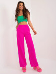 Dámske nohavice WN SP 8247.64 Neon fuchsia - Rue Paris L neonová růžová