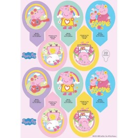 Jedlý zápich Peppa Pig, 10 ks - Dekora - Dekora