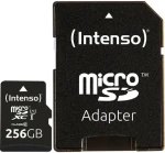 INTENSO 256 GB / Pamäťová karta / microSDXC / UHS-I U1 Class 10 / SD adaptér / čítanie 45 MB/s, zápis 10 MB/s (1292706)