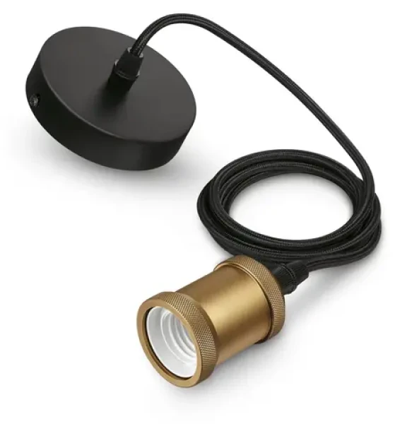 Philips Vintage závesný kábel s objímkou E27 zlatá / Závesné svietidlo / max. 40W / IP20 / 2 m (SKL000345982)
