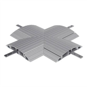 Dataflex Káblová lišta hliník strieborná (metalíza) (d x š x v) 260 x 260 x 20 mm 1 ks 31.472; 31.472